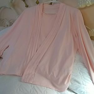 Two piece sleeveless top with cardigan cotton set!